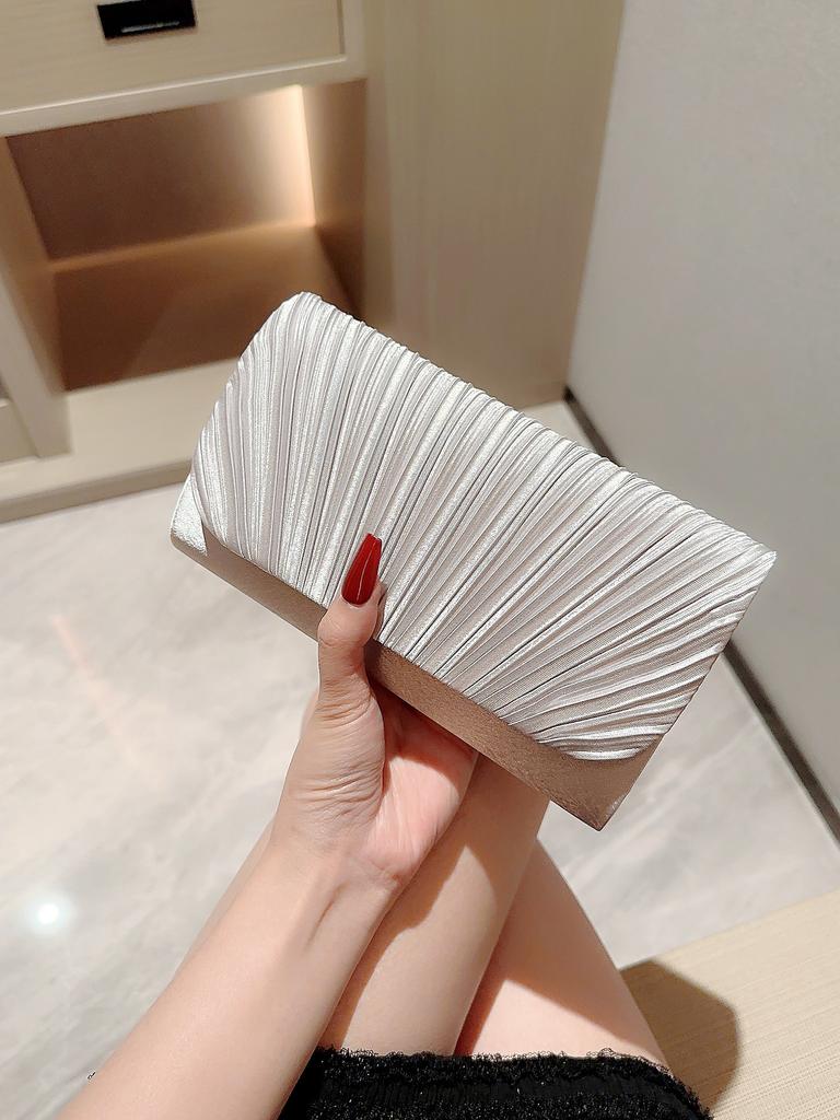 Женская вечерняя сумочка-клатч, элегантная женская блестящая серебряная сумочка-клатч, свадебная сумочка для вечеринки, черная, белая, с цепочкой из пайеток, сумки через плечо