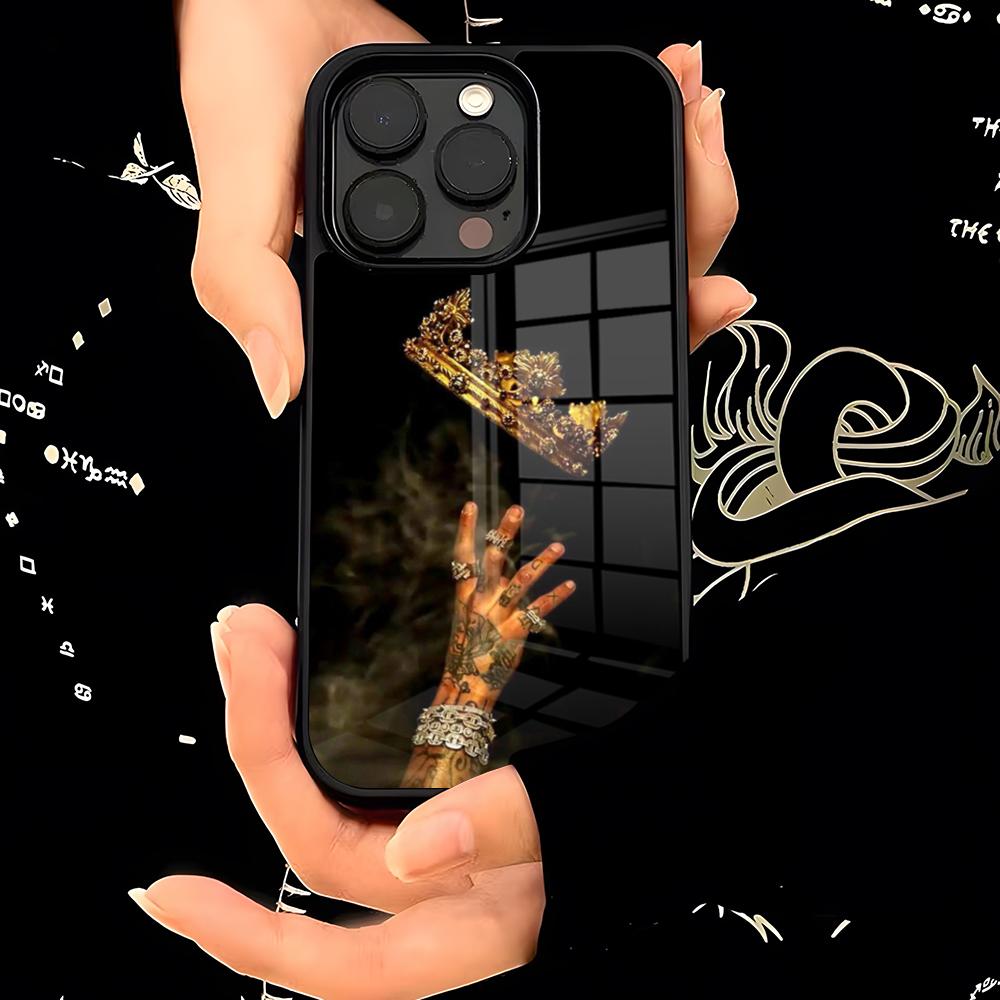 Чехол для телефона S-Sfera E-Ebbasta Singer PC+TPU для Samsung Galaxy S26 S25 S23 S24 S21 S22 S20 Ultra Air Fe Plus