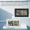 Мини Электронный Термометр Гигрометр ЖК-Дисплей Высокая Точность Термогигрометр Комнатный Салон Автомобиля Цифровой Измеритель Влажности и Температуры Шкала