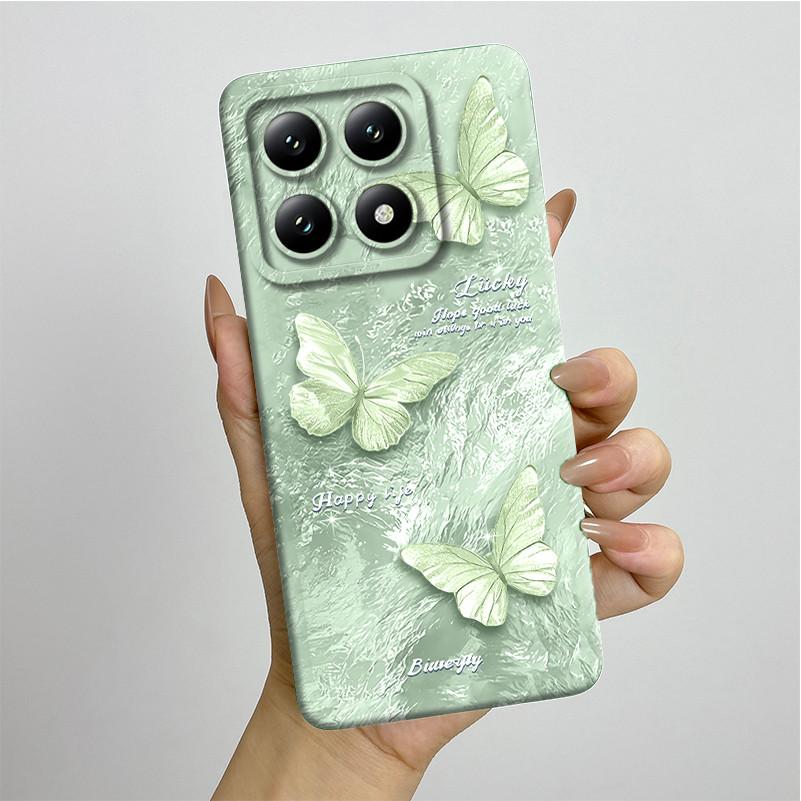 Чехол для телефона Xiaomi 14T Pro 14Tpro, мягкий силикон TPU, милый окрашенный корпус, с рисунком из мультфильма, ударопрочная защитная задняя крышка