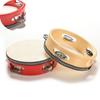 Ручные погремушки Барабан деревянный барабан музыкальный инструмент Детская игрушка Прочная классическая игрушка-бубен