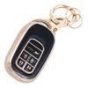 HOYZE Key Case, Key Cover, Cute, Car, Smart Key Case, Key Holder, Carabiner, Key Shell, Scratch Resistant, Lightweight, Gold Black