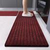Kitchen Stripe Carpets Rug Stain-resistant, Water-resistant, Non-slip, Rubber Backing Bathroom Mat Carpet House Carpet Modern Home Decor