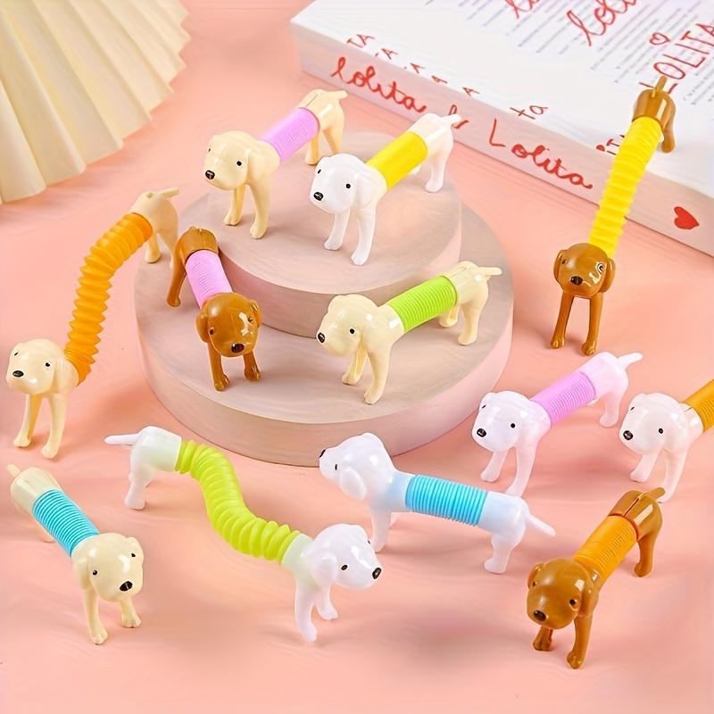 24pcs Stretchable Dog Toy Set, Shaped As Desired Perfect for Kids' Gifts, Classroom Prizes Party Favor Fillers