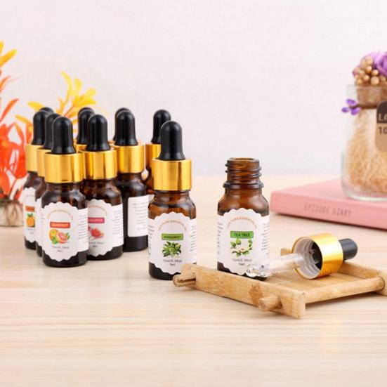 10 мл/бутылка натурального эфирного масла для ароматерапии для увлажнителя ароматической лампы
