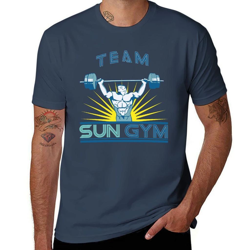 Team Sun Gym Tshirt Holiday All Match Tshirt