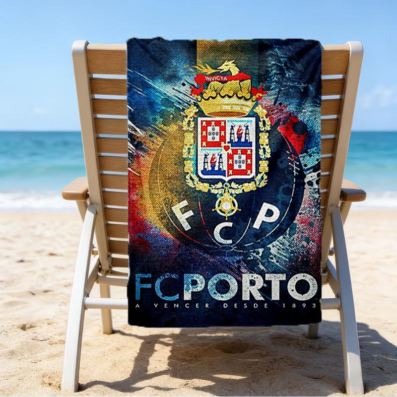 Fc Space Emblem Printed Beach Towel, Super Soft Microfiber, Perfect Gift Birthday, for Pool, Beach, Travel, for family and friends