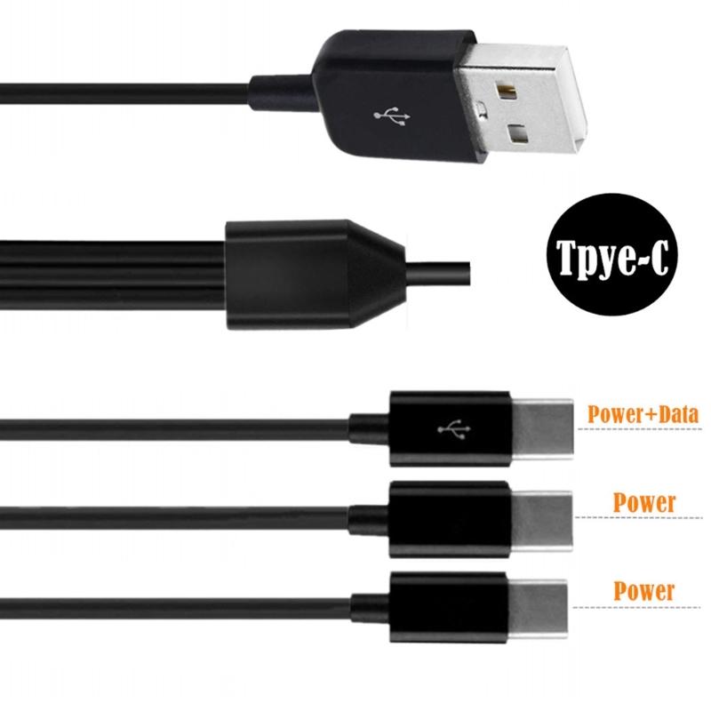 Разветвитель USB C, USB A (папа) на 3 USB Type-C (папа), кабель для синхронизации данных и зарядки, 3 в 1, шнур для быстрой зарядки мобильных устройств