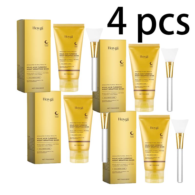 Маска-пленка Hoygi Turmeric Collagen Rip-Off Mask мягко очищает, увлажняет, питает и разглаживает кожу лица.