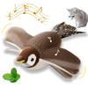 Flying Bird Cat Toy for Bored Indoor Cats Interactive and Chirping Bird Toys with Catnip USB Rechargeable Motion Activated Self Play