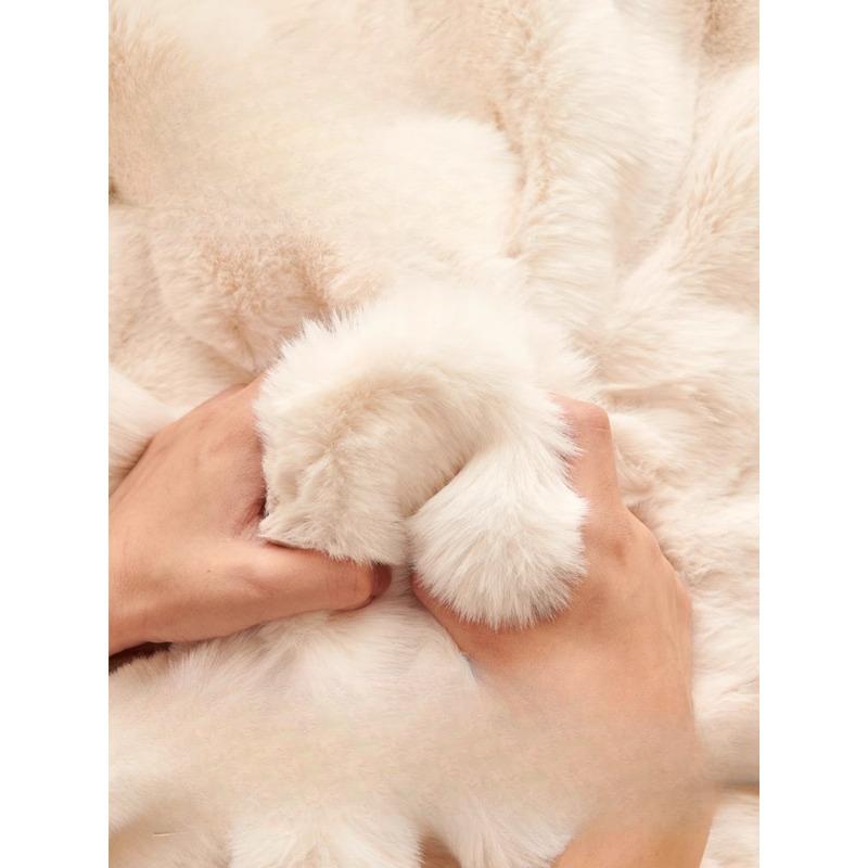 Зимняя утолщенная подушка в стиле Ins, оконная подушка с кроликом, плюшевая подушка для балкона, спальни, татами