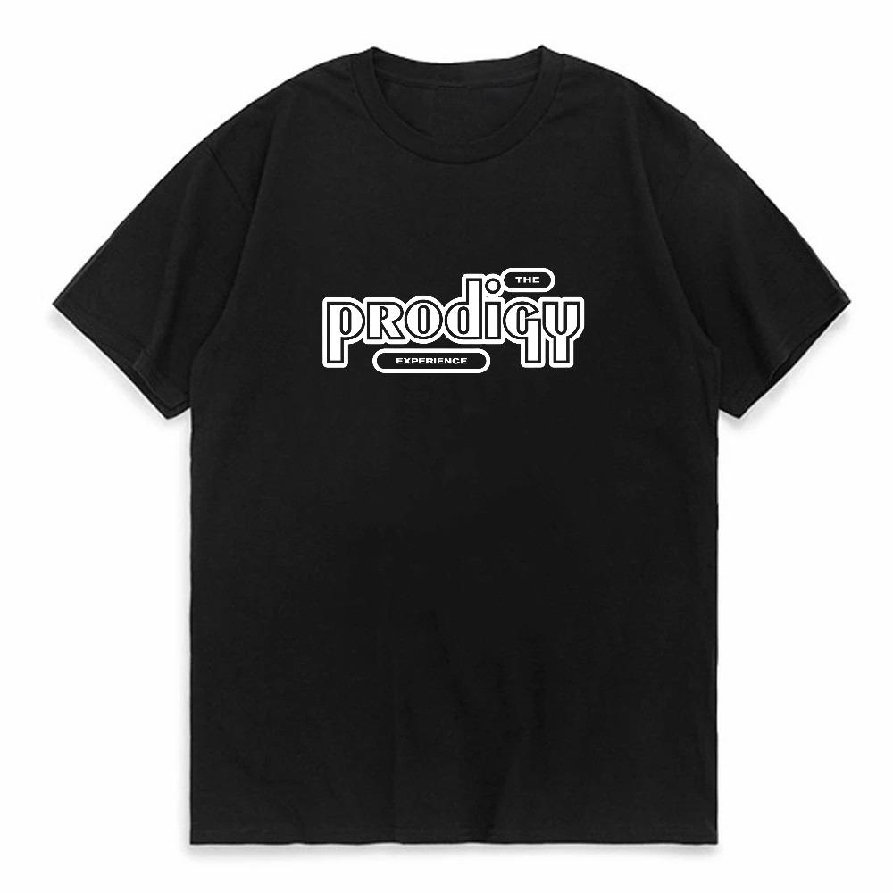 The Prodigy Experience Футболка с принтом Повседневный топ Уличная мода Унисекс Одежда Футболка Летний Унисекс Круглый вырез Свободный Короткий рукав
