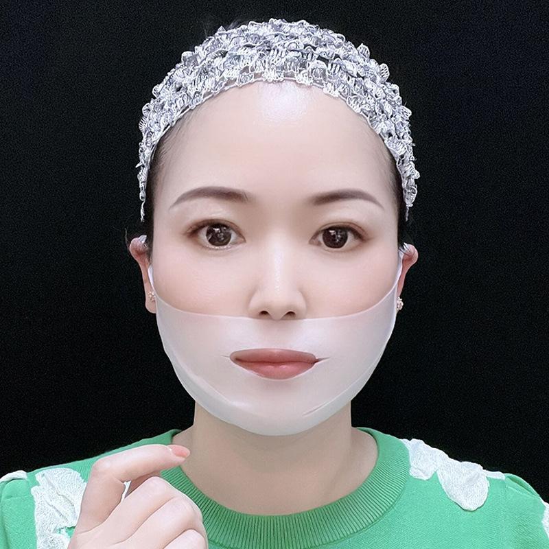 Дружелюбная к коже гелевая эластичная тканевая маска Double V Cloth Mask Эластичная маска Увлажняющая маска