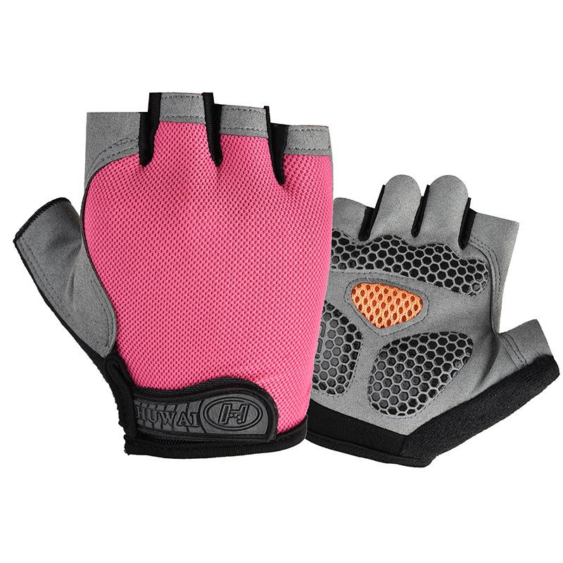 Новые весенне-летние перчатки для велоспорта на открытом воздухе с половиной пальцев, мужские, фитнес, противоскользящие и ударопрочные, парные перчатки для велоспорта