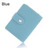 26 Card Slots Multi-function Candy Color Purse PU Leather Credit Card Holder Wallet RFID Blocking