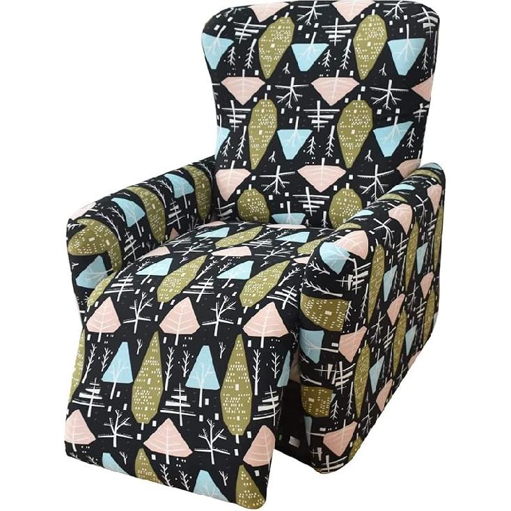 Эластичный чехол для кресла-реклайнера, Принтованные чехлы для кресла, Чехол для дивана-реклайнера, Нескользящий облегающий защитный чехол для мебели, для гостиной, спальни, дома, M