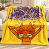 Dog Man blanket Flannel Blanket Soft Cozy Plush Throw for Sofa Bed Lightweight Home Decoration Outdoor camping