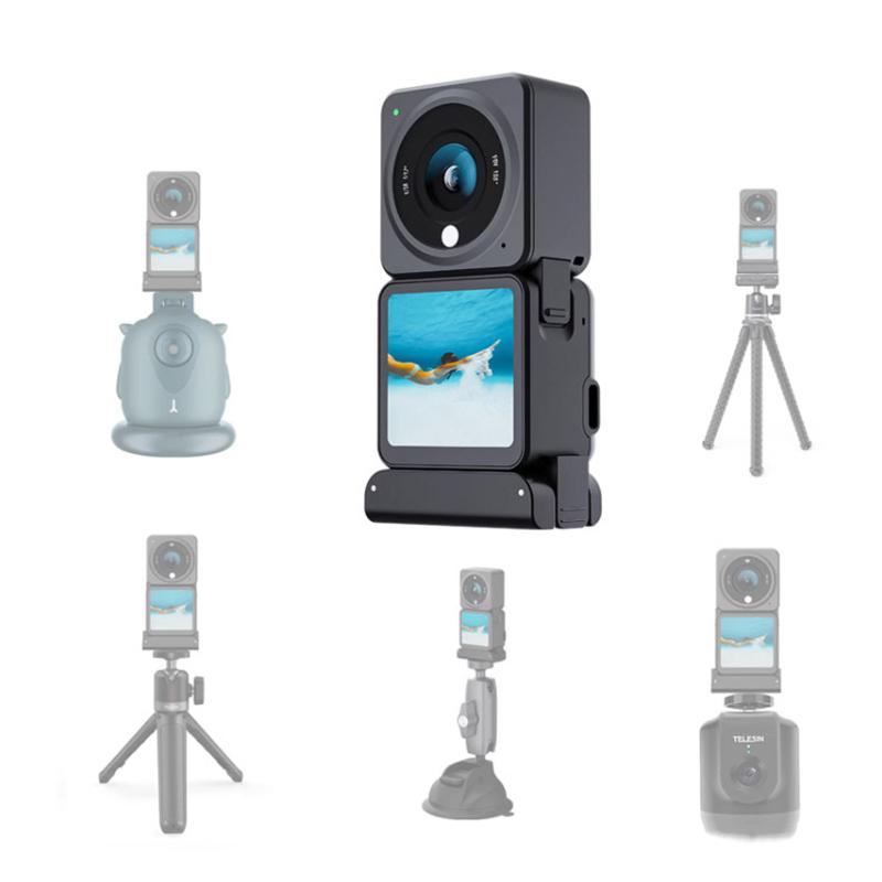 Sport Camera Foldable Magnetic Holder For Dji Osmo Action 5 Pro/4/3 Quick Release Adapter Extension Mount Base Accessories