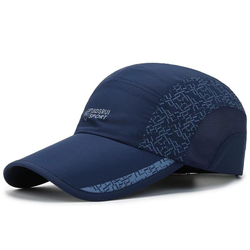 Men's hat spring and summer thin mesh breathable cap cool hat men's casual baseball cap sunscreen visor