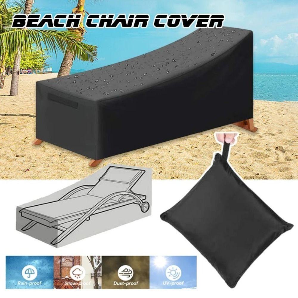 Anti UV Sun Reclining Chair Cover Anti-dust Recliner Protective Cover Sunbed Cover  Patio