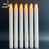 10-Key Remote Long Pole Smokeless LED Candle Lights for Weddings and Celebrations