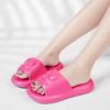 Мода Мода Тапочки Бренд Конфетный цвет Платформа Тапочки Женские Летние Комфорт Мягкая подошва Нескользящие Сандалии для ванной Женские Пляжная обувь