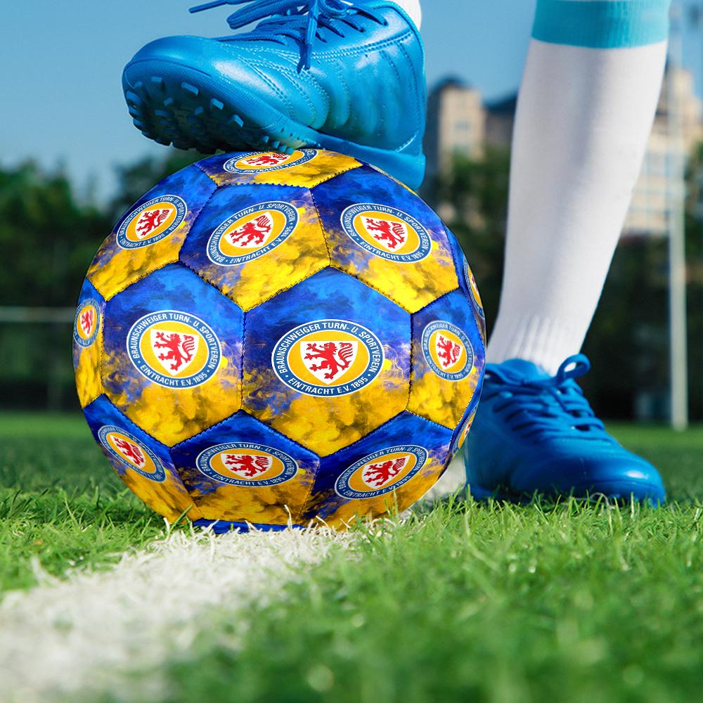 Braunsch-weiger Sports Emblem Size 5 Soccer Balls, Anti-Slip, Protective Football, Outdoor Sport, a Unique Gift Suitable for him/her, Birthdays