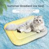 Pet Cooling Mat Summer Ice Silk Cooling Pad for Cats Dogs Heat Dissipation Anti Slip Sleeping Mat for Crate Sofa Balcony