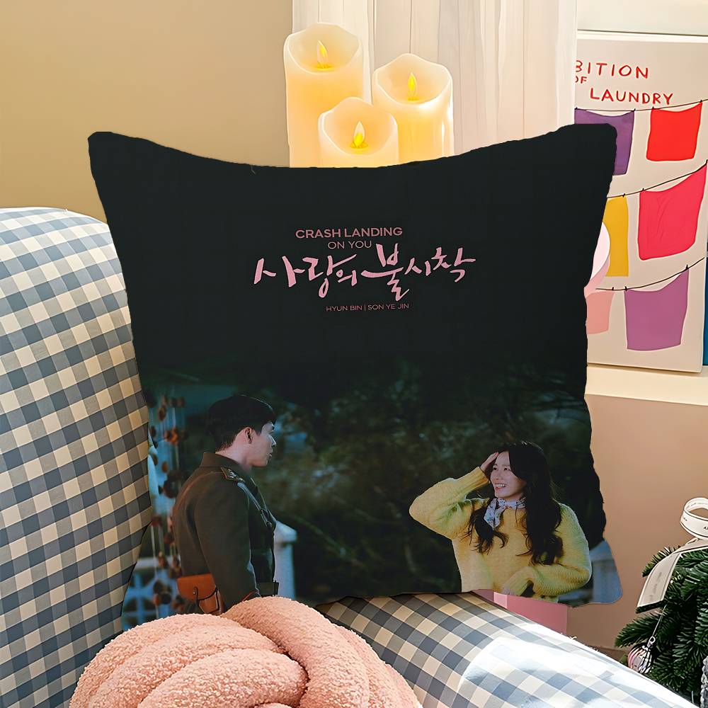 Korean Crash Landing On You Personalized Pillow Dust Cover Bedroom Kids Party Decoration Pillowcase Birthday Children Gift