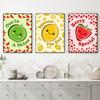 Nordic Cartoon Fruit Strawberry Lemon Watermelon Posters And Prints Modern Wall Art Canvas Painting Kitchen Home Decor Pictures
