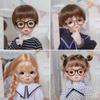 Plastic Round Frame Glasses Multi-color Doll Eyeglasses Lovely Doll Accessory  Children Toy