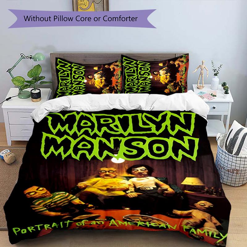 MARTINIMANSON 3pcs Bedding Set Duvet Cover Closure Includes 1 Duvet Cover & 2 Pillowcases for All Seasons Bedroom Home Dorm Decor
