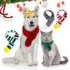 Pet Dog Scarf Super Soft Fade-Resistant Friendly To Skin Vivid Color Non-Irritating Dress Up
