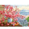 Полный квадратный алмазная живопись вишни в цвету ремесла комплект 5D DIY Алмазная вышивка цветок пейзаж Настенный декор