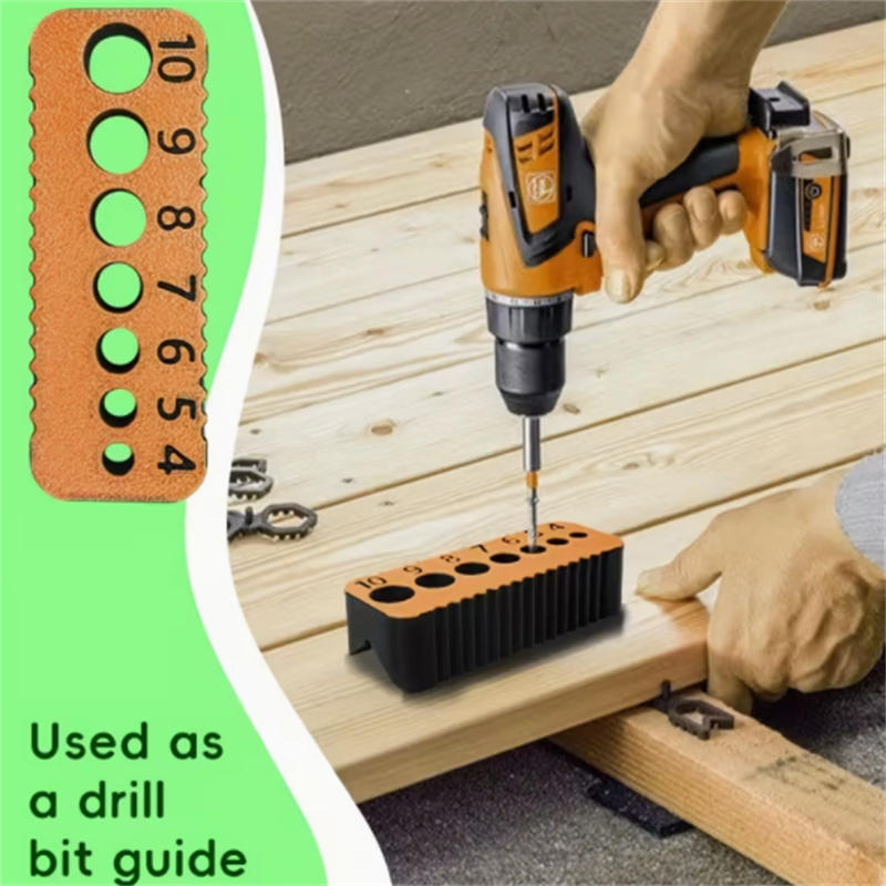 Шаблон для сверления Метрический шаблон для сверления Точное позиционирование Регулируемый размер Для дерева Металла Пластика Профессиональный DIY Ремонт дома Сверление