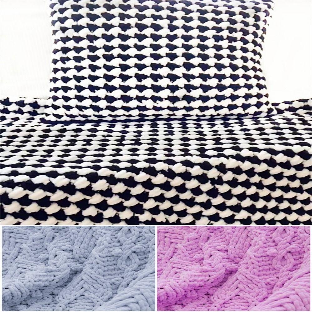 100g/Roll Finger Loop Yarn Hand Woven Hand Knitting Yarn DIY Knitting Thread  Blanket Knitting