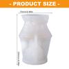 Silicone Lady Shaped Pen Holder Mold For Resin Casting Detailed Planter Handmade Pen Holder Creative Gift