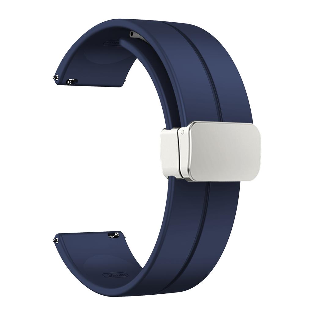 20 мм 22 мм Ремешок для Samsung Galaxy watch 4/5 pro/classic/gear s3/active 2 Спортивный Силиконовый Магнитная Пряжка Huawei GT 2 2e 3 ремешок