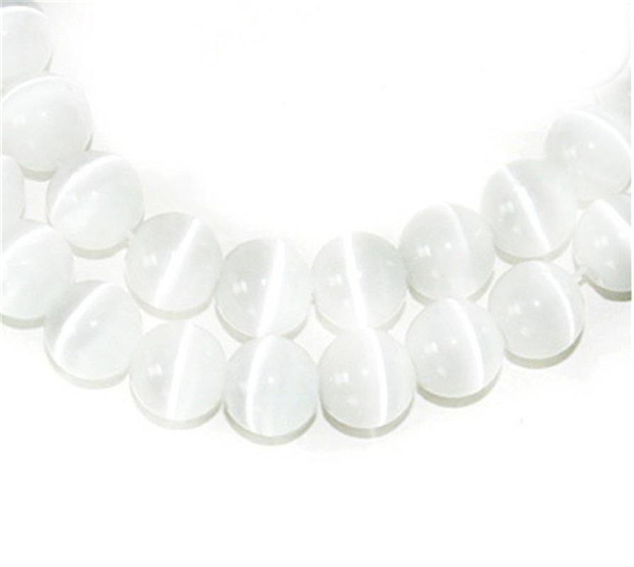 DIY 4 мм/6 мм/8 мм круглые натуральные опаловые разделители из кошачьего глаза свободные бусины для изготовления ювелирных изделий