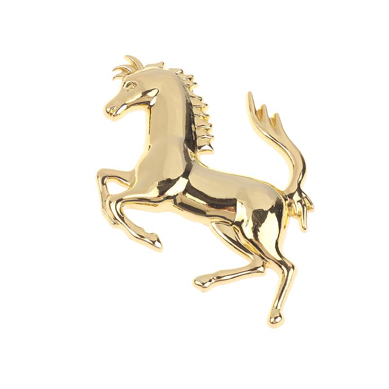 3D Metal Running Horse Emblem Stickers Car Personalized Sticker Decal Auto Window Body Side Tail Bumper Badge Sticker Decoration