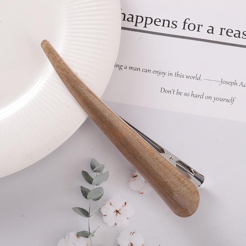 Заколка для волос из ацетата с блестками в корейском стиле для шикарных причесок - Большая акриловая заколка для элегантных причесок