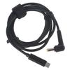 PD 65W Type C To DC 5.5x2.5mm Braided Cord Power Adapter Cable Laptop Fast Charging Power Accessories