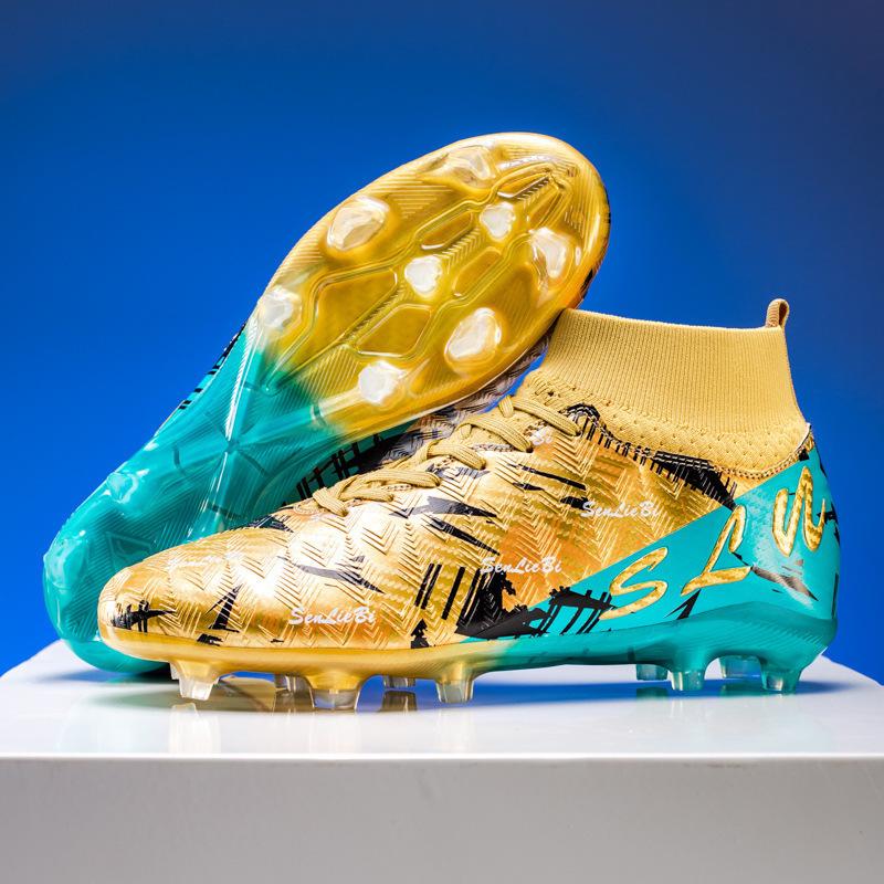 High football shoes AG long nails broken nails sports shoes male and female students campus sports people grass training shoes