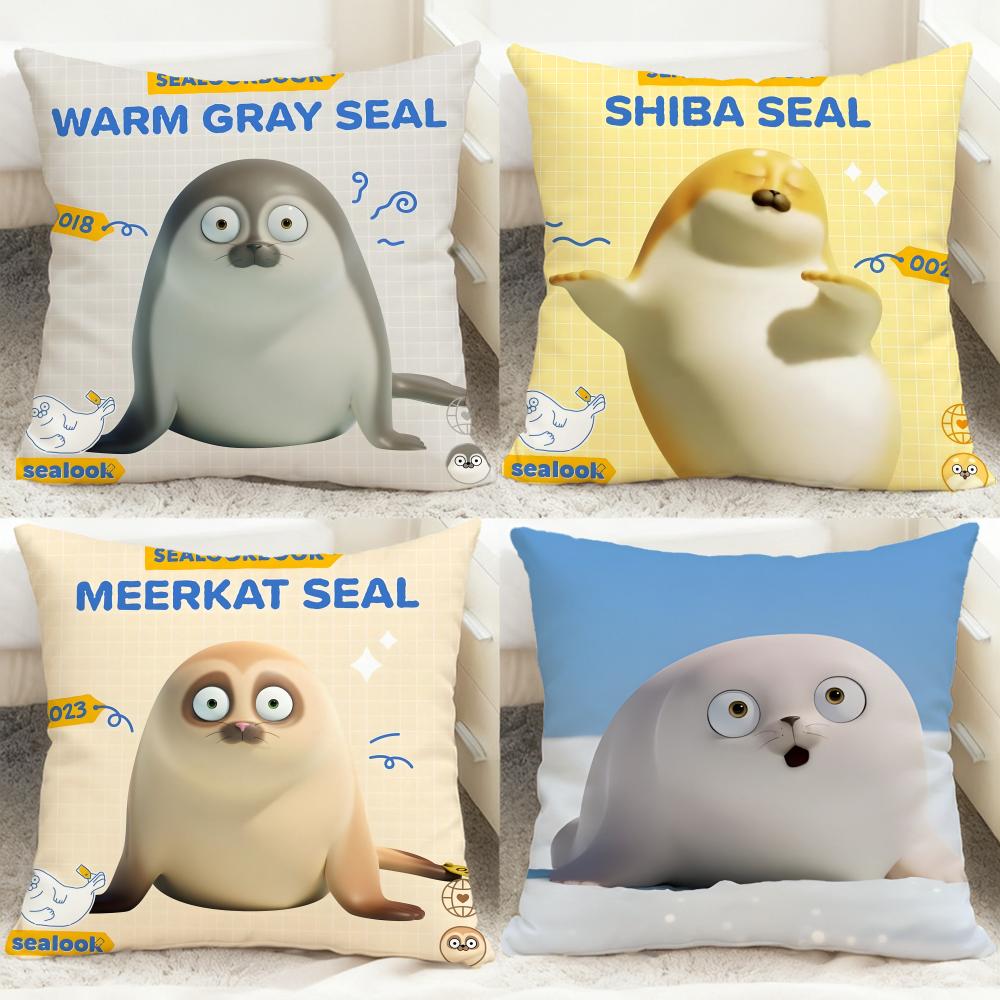 Милая чехол-подушка SEALOOK, удобный, двусторонний, идеален для автомобиля, дивана, спальни Beyond