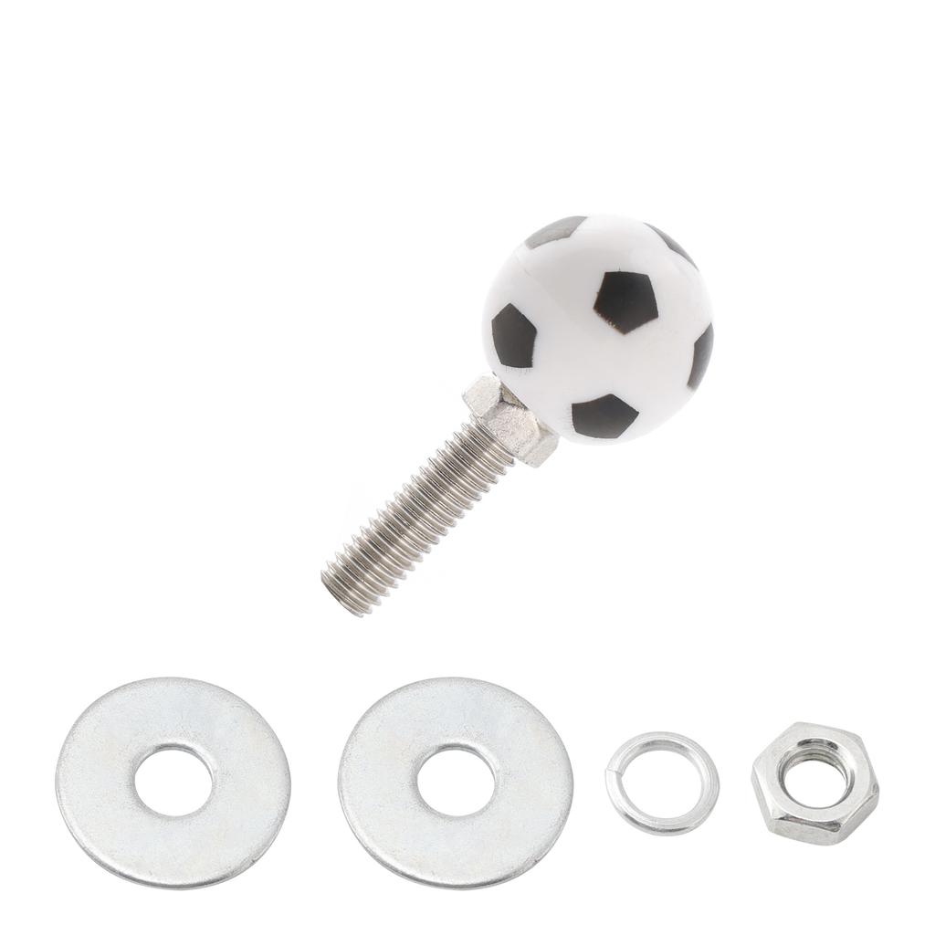2x Болт-винт для номерного знака на заказ ФУТБОЛ Пластик Мотоцикл Чоппер Трайк