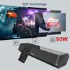 Echo Wall Soundbar TV Bluetooth Speaker Wireless Home Theater 50W High Power Sound Blaster Subwoofer Box Optical Coaxial Input