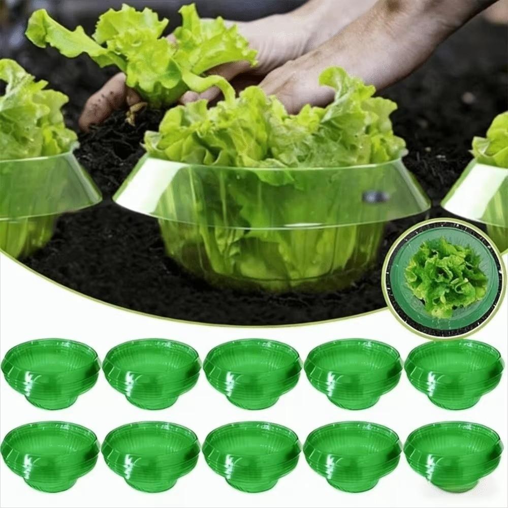 10PCS Round Plant Protection Covers Thickened Garden Cloches Pest Control Covers  Vegetable Plants