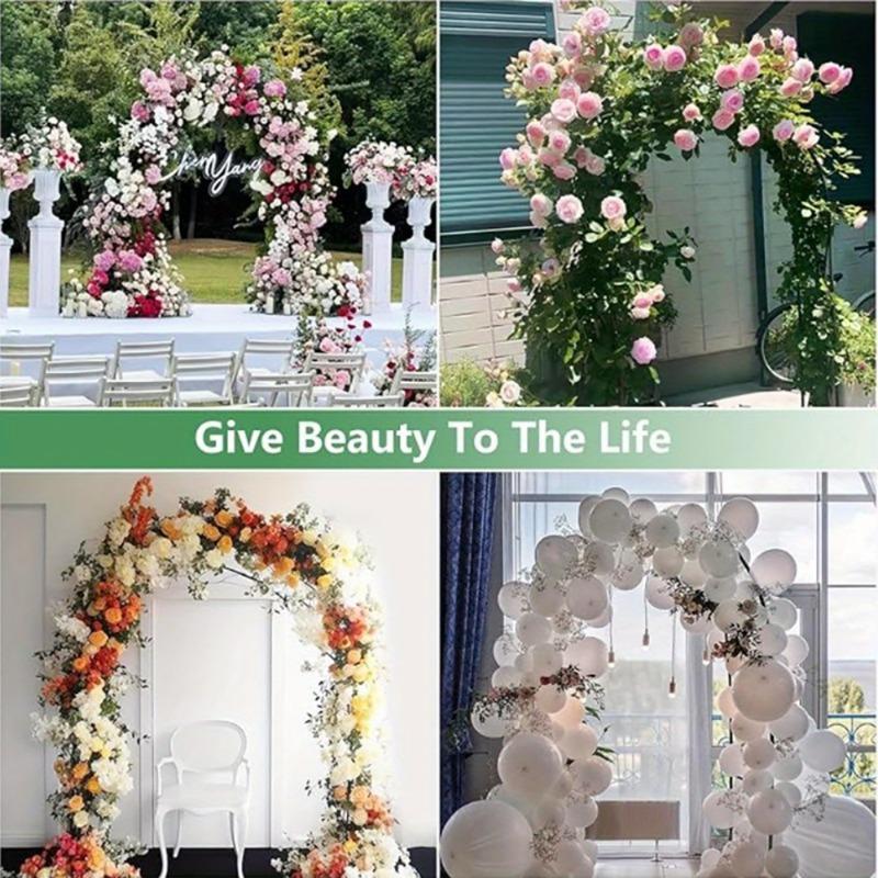 New Wedding Arch Balloon Arch Stand Garden Gazebo Shaped Vine Rack Metal Flower Rack Arch Plant Climbing Rack Party Decor