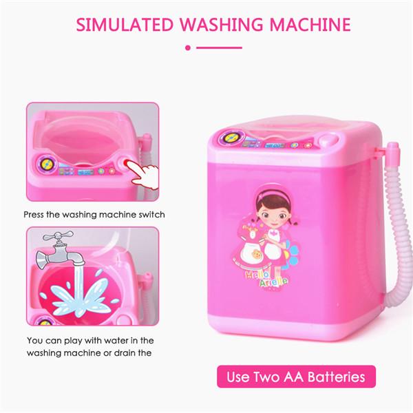 Детское устройство для чистки кистей для макияжа, имитация автоматической чистки, стиральная машина, мини-игрушка