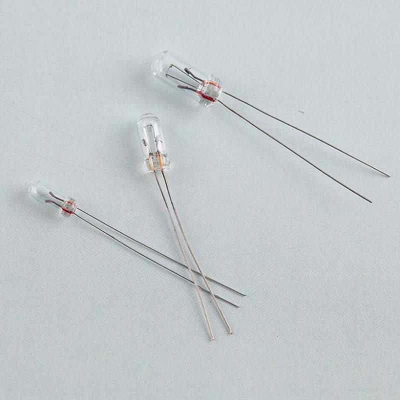 25Pcs 5Mm 4Mm 3Mm Clear 12V Mini Bulb Of Wheat Rice Bulbs Switch Button Bulbs Indicator Bulb Tungsten Lamp